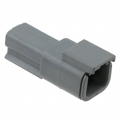 DTM04-2P by TE Connectivity Deutsch Connectors - CONNECTOR RECPT HSG 2POS
