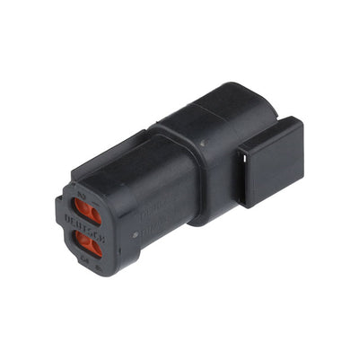 DTM04-4P-E005 by TE Connectivity Deutsch Connectors - CONNECTOR RECPT HSG 4POS