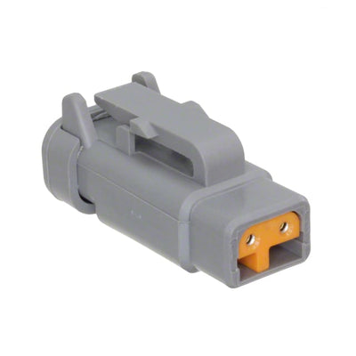DTM06-2S-P006 by TE Connectivity Deutsch Connectors - CONNECTOR PLUG HSG 2POS