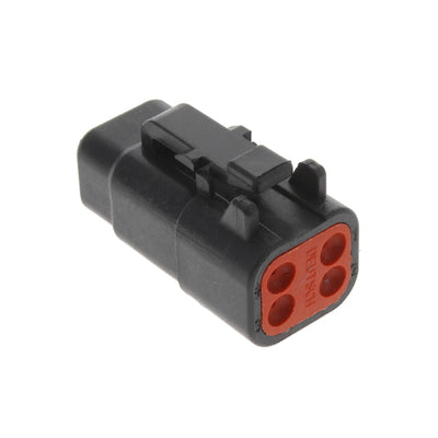 DTM06-4S-E004 by TE Connectivity Deutsch Connectors - CONNECTOR PLUG HSG 4POS