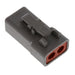 DTP06-2S-C015 by TE Connectivity Deutsch Connectors - CONNECTOR PLUG HSG 2POS
