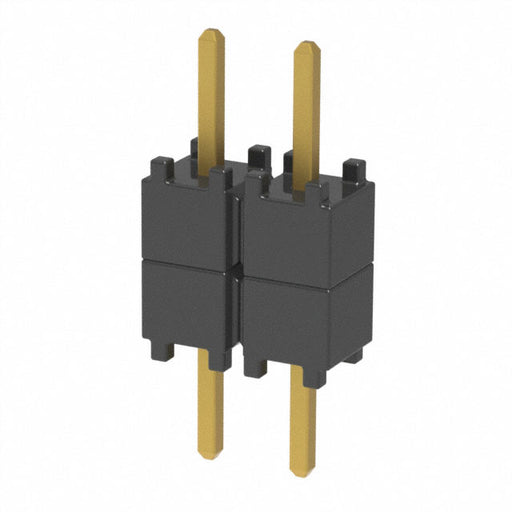 DW-02-07-G-S-200 by Samtec Inc. - CONNECTOR HDR 2POS 0.1 STACK T/H GOLD