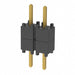 DW-02-07-G-S-200 by Samtec Inc. - CONNECTOR HDR 2POS 0.1 STACK T/H GOLD