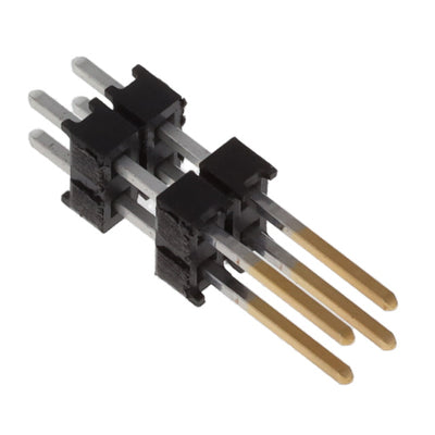 DW-02-09-F-D-314 by Samtec Inc. - CONNECTOR HDR 4POS 0.1 STACK T/H GOLD