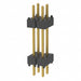 DW-02-10-G-D-500 by Samtec Inc. - CONNECTOR HDR 4POS 0.1 STACK T/H GOLD