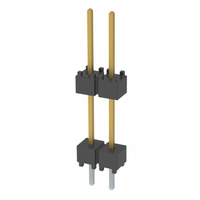 DW-02-10-S-S-450 by Samtec Inc. - CONNECTOR HDR 2POS 0.1 STACK T/H GOLD
