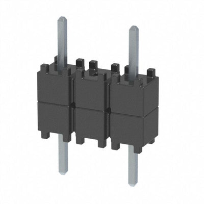 DW-03-07-T-S-200-002 by Samtec Inc. - CONNECTOR HDR 3POS 0.1 STACK T/H TIN