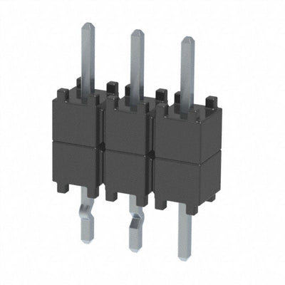 DW-03-07-T-S-200-LL by Samtec Inc. - CONNECTOR HDR 3POS 0.1 STACK T/H TIN