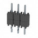 DW-03-07-T-S-200-LL by Samtec Inc. - CONNECTOR HDR 3POS 0.1 STACK T/H TIN