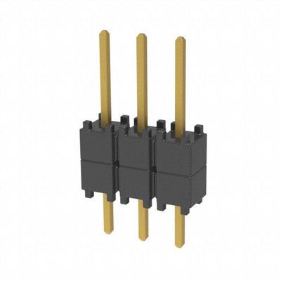 DW-03-08-G-S-200 by Samtec Inc. - CONNECTOR HDR 3POS 0.1 STACK T/H GOLD