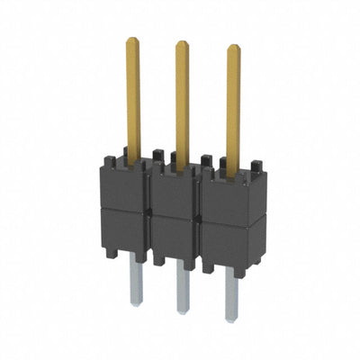 DW-03-08-F-S-200 by Samtec Inc. - CONNECTOR HDR 3POS 0.1 STACK T/H GOLD
