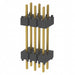 DW-03-10-G-D-500 by Samtec Inc. - CONNECTOR HDR 6POS 0.1 STACK T/H GOLD