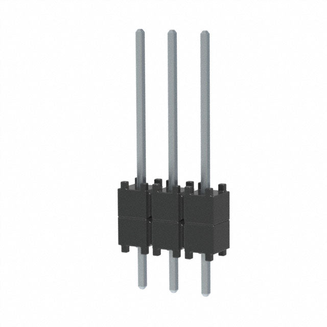 DW-03-09-T-S-200 by Samtec Inc. - CONNECTOR HDR 3POS 0.1 STACK T/H TIN