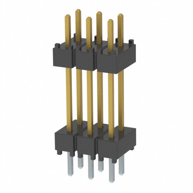 DW-03-10-S-D-500 by Samtec Inc. - CONNECTOR HDR 6POS 0.1 STACK T/H GOLD