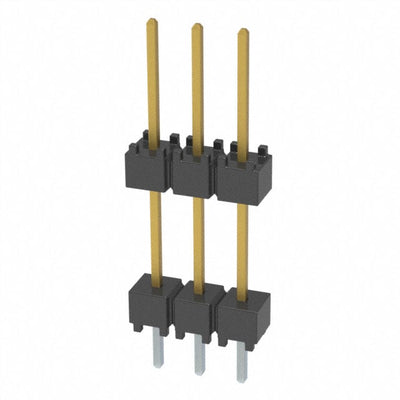 DW-03-10-F-S-450 by Samtec Inc. - CONNECTOR HDR 3POS 0.1 STACK T/H GOLD