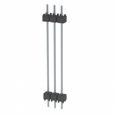 DW-03-14-T-S-1200 by Samtec Inc. - CONNECTOR HDR 3POS 0.1 STACK T/H TIN