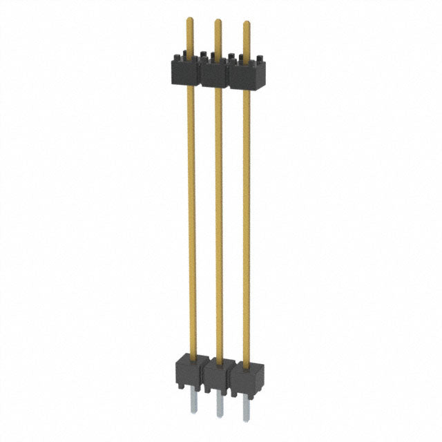 DW-03-14-F-S-1200 by Samtec Inc. - CONNECTOR HDR 3POS 0.1 STACK T/H GOLD