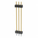 DW-03-14-F-S-1200 by Samtec Inc. - CONNECTOR HDR 3POS 0.1 STACK T/H GOLD