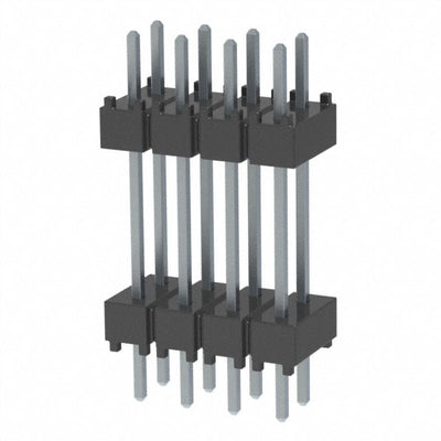 DW-04-10-T-D-500 by Samtec Inc. - CONNECTOR HDR 8POS 0.1 STACK T/H TIN