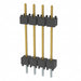 DW-04-10-S-S-600 by Samtec Inc. - CONNECTOR HDR 4POS 0.1 STACK T/H GOLD