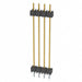 DW-04-14-F-S-1200 by Samtec Inc. - CONNECTOR HDR 4POS 0.1 STACK T/H GOLD