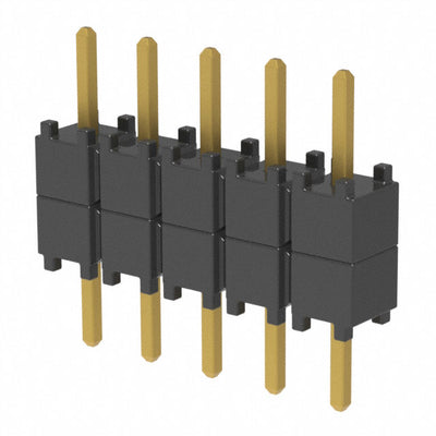 DW-05-07-G-S-200 by Samtec Inc. - CONNECTOR HDR 5POS 0.1 STACK T/H GOLD