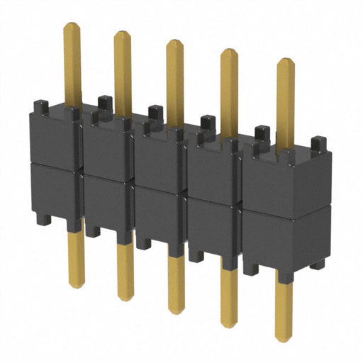 DW-05-07-G-S-200 by Samtec Inc. - CONNECTOR HDR 5POS 0.1 STACK T/H GOLD