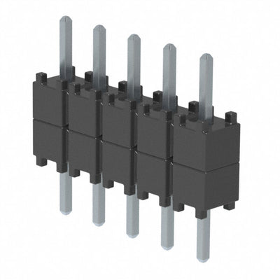 DW-05-07-T-S-200 by Samtec Inc. - CONNECTOR HDR 5POS 0.1 STACK T/H TIN