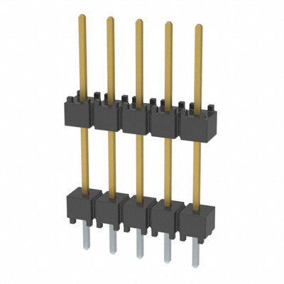 DW-05-10-S-S-450 by Samtec Inc. - CONNECTOR HDR 5POS 0.1 STACK T/H GOLD