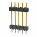 DW-05-10-L-S-600 by Samtec Inc. - CONNECTOR HDR 5POS 0.1 STACK T/H GOLD