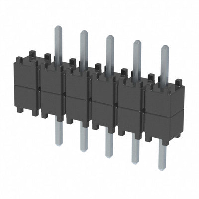 DW-06-07-T-S-200-001 by Samtec Inc. - CONNECTOR HDR 6POS 0.1 STACK T/H TIN