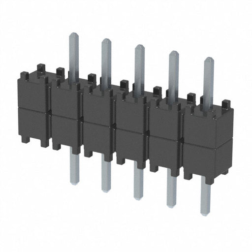 DW-06-07-T-S-200-001 by Samtec Inc. - CONNECTOR HDR 6POS 0.1 STACK T/H TIN