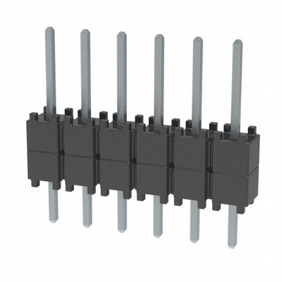 DW-06-08-T-S-200 by Samtec Inc. - CONNECTOR HDR 6POS 0.1 STACK T/H TIN