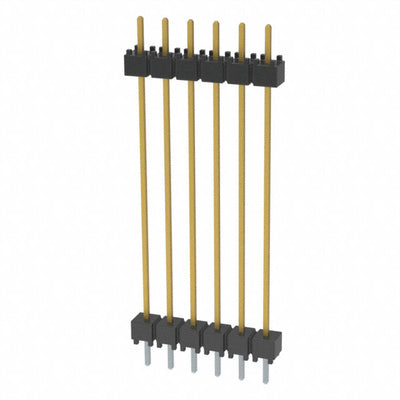 DW-06-14-L-S-1200 by Samtec Inc. - CONNECTOR HDR 6POS 0.1 STACK T/H GOLD