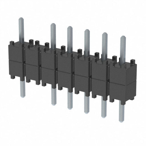 DW-07-07-T-S-200-002 by Samtec Inc. - CONNECTOR HDR 7POS 0.1 STACK T/H TIN