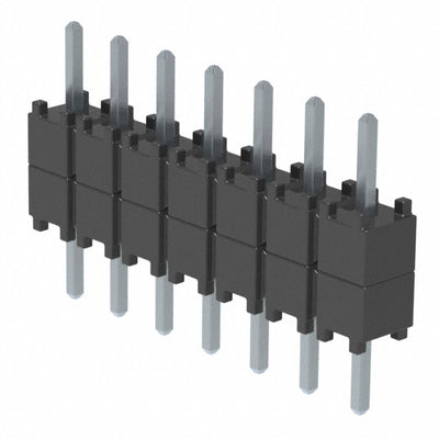 DW-07-07-T-S-200 by Samtec Inc. - CONNECTOR HDR 7POS 0.1 STACK T/H TIN