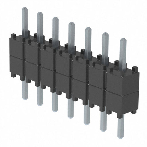 DW-07-07-T-S-200 by Samtec Inc. - CONNECTOR HDR 7POS 0.1 STACK T/H TIN