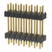 DW-07-10-G-D-500 by Samtec Inc. - CONNECTOR HDR 14POS 0.1 STACK T/H