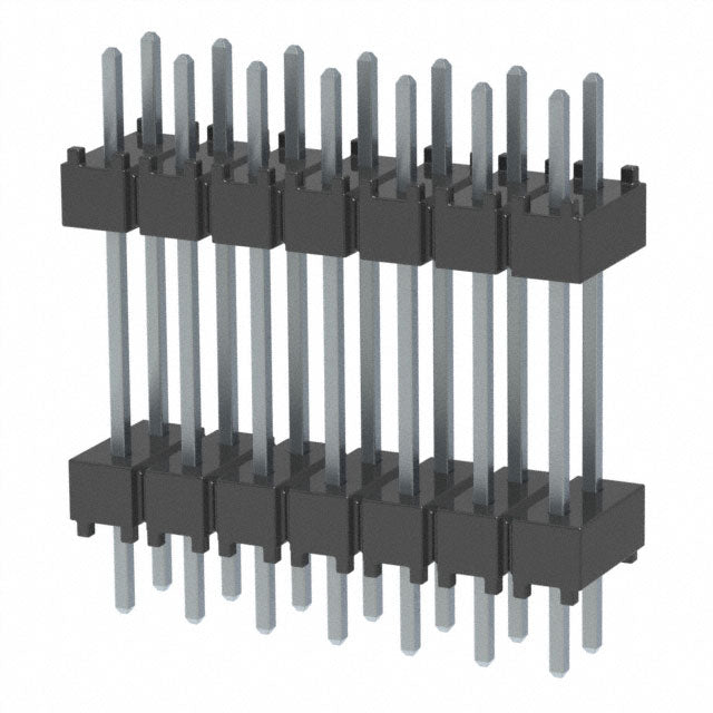 DW-07-10-T-D-500 by Samtec Inc. - CONNECTOR HDR 14POS 0.1 STACK T/H TIN
