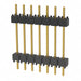 DW-07-10-G-S-600 by Samtec Inc. - CONNECTOR HDR 7POS 0.1 STACK T/H GOLD