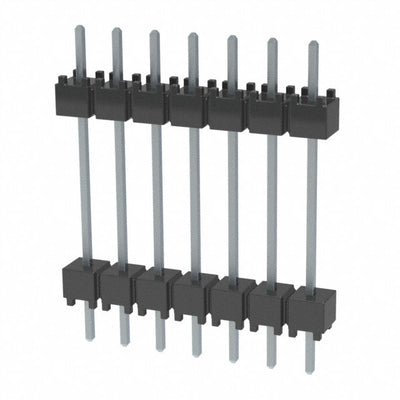 DW-07-10-T-S-600 by Samtec Inc. - CONNECTOR HDR 7POS 0.1 STACK T/H TIN