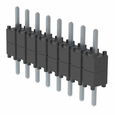 DW-08-07-T-S-200 by Samtec Inc. - CONNECTOR HDR 8POS 0.1 STACK T/H TIN