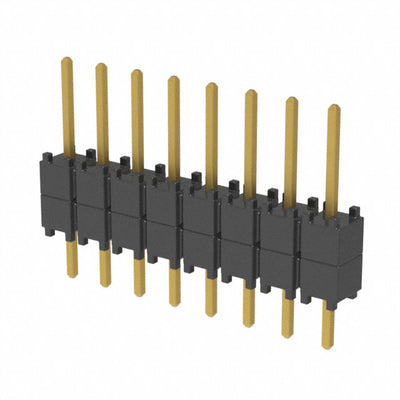 DW-08-08-G-S-200 by Samtec Inc. - CONNECTOR HDR 8POS 0.1 STACK T/H GOLD