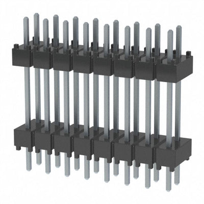 DW-08-10-T-D-500 by Samtec Inc. - CONNECTOR HDR 16POS 0.1 STACK T/H TIN