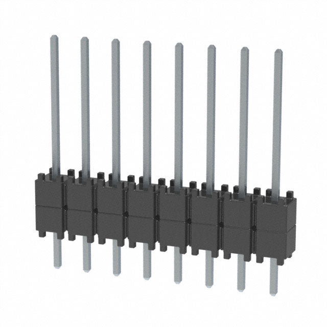 DW-08-09-T-S-200 by Samtec Inc. - CONNECTOR HDR 8POS 0.1 STACK T/H TIN