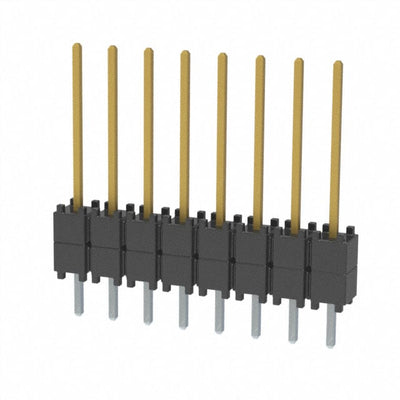 DW-08-09-L-S-200 by Samtec Inc. - CONNECTOR HDR 8POS 0.1 STACK T/H GOLD