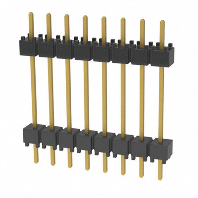 DW-08-10-G-S-600 by Samtec Inc. - CONNECTOR HDR 8POS 0.1 STACK T/H GOLD