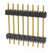 DW-08-10-G-S-600 by Samtec Inc. - CONNECTOR HDR 8POS 0.1 STACK T/H GOLD