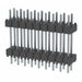 DW-09-10-T-D-500 by Samtec Inc. - CONNECTOR HDR 18POS 0.1 STACK T/H TIN