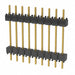 DW-09-10-G-S-600 by Samtec Inc. - CONNECTOR HDR 9POS 0.1 STACK T/H GOLD